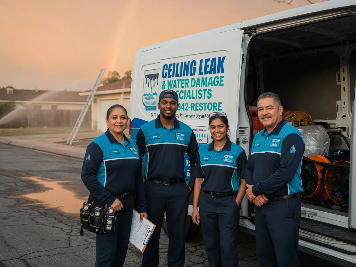 Ceiling Leak Cleanup company in Sassamansville, PA