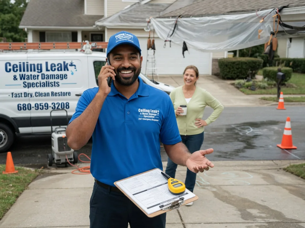 Ceiling Leak Cleanup Sassamansville, PA FAQs